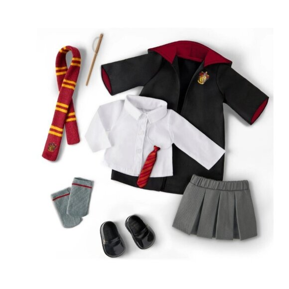 New Harry Potter 18” Doll Clothes Accessories GRYFFINDOR Sorting Hat Lot Jacket - Picture 3 of 9